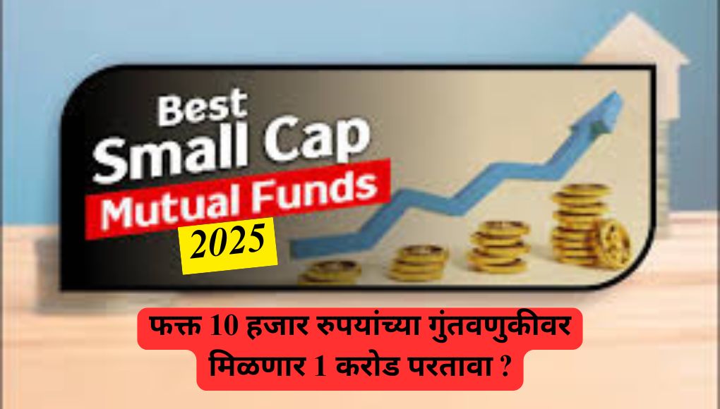 Small Cap Mutual Funds : आता फक्त 10 हजार रुपयांच्या गुंतवणुकीवर मिळणार 1 करोड परतावा ? पहा जबरदस्त स्मॉल कॅप म्युच्युअल फंड …